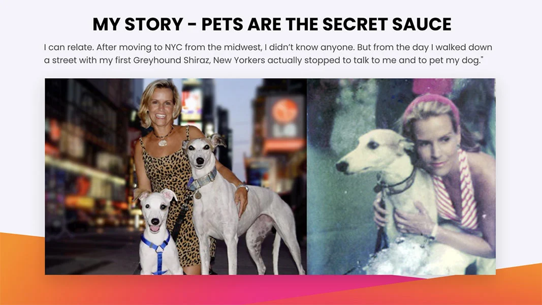 My first dog, Shiraz, lived with me on a fourth-floor walk-up on 25th street/6th Ave.